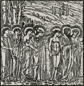 Wejście wśród bogów autorstwa Edward Coley (after) Burne Jones