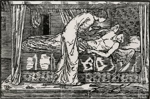Szpiegowanie Psyche autorstwa Edward Coley (after) Burne Jones