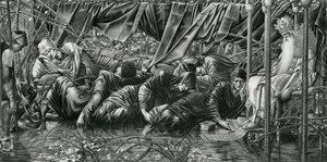 Sala Rady, z serii The Briar Rose autorstwa Edward Coley (after) Burne Jones