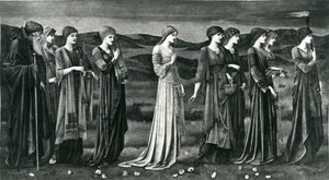 Wesele Psyche autorstwa Edward Coley (after) Burne Jones