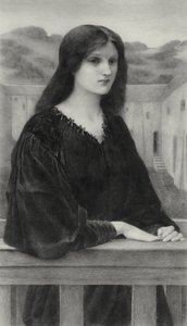 Wieczorna cisza autorstwa Edward Coley (after) Burne Jones