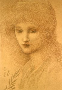 Portret Laury Littleton autorstwa Edward Coley Burne Jones