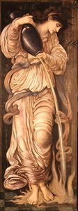 Temperance, c.1867 (media mieszane) autorstwa Edward Coley Burne Jones