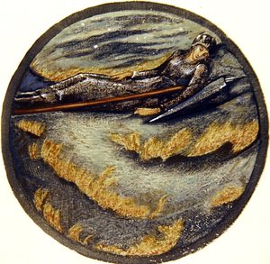 Księga Kwiatów: XIX. Płomień Heatha autorstwa Edward Coley Burne Jones