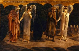 Król i Pasterz autorstwa Edward Coley Burne Jones