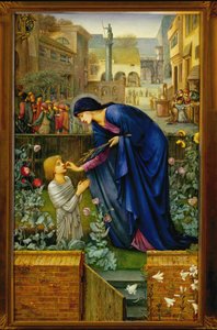 Opowieść przeoryszy autorstwa Edward Coley Burne Jones