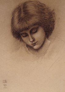 Studium dla „Króla Kofetui i żebraczki”, autorstwa Edward Burne Jones