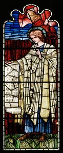 Ashton Under Lyne, Kościół Kongregacyjny Albion, Morris & Co., Edward Burne-Jones, St Matthew, 1896 autorstwa Edward Burne Jones
