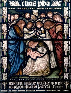 Birmingham, St Martin w Bull Ring, Morris & Co., Edward Burne-Jones, Narodzenia, 1876 autorstwa Edward Burne Jones