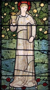 Wiara, 1867 (witraż) autorstwa Edward Burne Jones