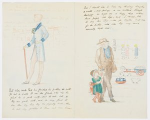 List do wnuczki artysty Angeli Thirkell (ołówek na papierze) autorstwa Edward Burne Jones