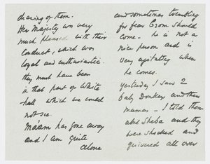 List do wnuczki artysty Angeli Thirkell (ołówek na papierze) autorstwa Edward Burne Jones