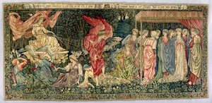Przejście Wenus, zaprojektowane w 1901 i utkane w 1926 (gobelin z wełny, jedwabiu i lnu) autorstwa Edward Burne Jones