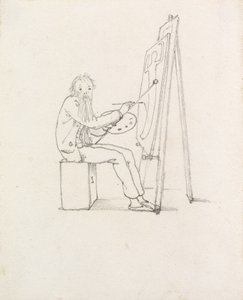 Autokarykatura, 1874 autorstwa Edward Burne Jones