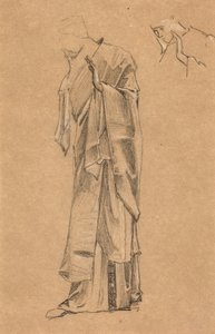 Studium związane z „Snem Lancelota” autorstwa Edward Burne Jones