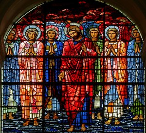 Wniebowstąpienie, 1885-1897 (witraż) autorstwa Edward Burne Jones