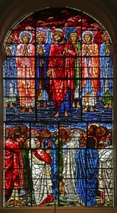 Wniebowstąpienie, 1885-1897 (witraż) autorstwa Edward Burne Jones