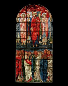 Okno Wniebowstąpienia, 1885 (witraż) autorstwa Edward Burne Jones