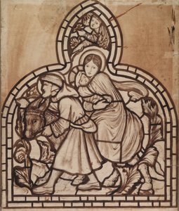 Ucieczka do Egiptu autorstwa Edward Burne Jones