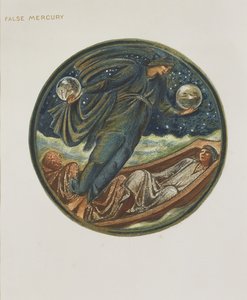 Księga Kwiatów: XXXVI. Fałszywy Merkury, 1905 (lit z gwaszem na papierze) autorstwa Edward Burne Jones