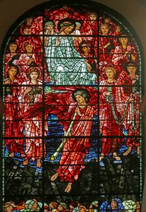 Sąd Ostateczny, 1885-1897 (witraże) autorstwa Edward Burne Jones