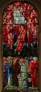Sąd Ostateczny, 1885-1897 (witraże) autorstwa Edward Burne Jones