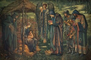 Gwiazda Betlejemska, 1888-91 autorstwa Edward Burne Jones
