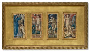Triumf miłości autorstwa Edward Burne Jones