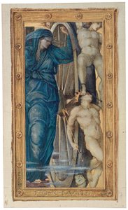 Triumf miłości autorstwa Edward Burne Jones