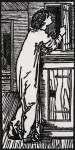 Psyche zaglądając do kredensu, 1866 autorstwa Edward Coley after Burne Jones
