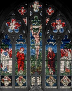 Birmingham, Acocks Green, St Mary The Virgin, East Window, Morris & Co., Edward Burne-Jones, John Henry Dearle (1859-1932), 1895