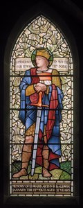 Wilden, All Saints, Morris & Co., Edward Burne-Jones, John Henry Dearle (1859-1932), król Ethelbert, 1902-1914, Louisa, Alfred, The Baldwins, premier, metodysta, Worcestershire, Arts & Crafts, autorstwa Edward Coley and Dearle Burne-Jones