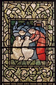 Wilden, All Saints, Morris & Co., Edward Burne-Jones, John Henry Dearle (1859-1932), Reception into Paradise, 1902-1914, Louisa, Alfred, The Baldwins, Premier, Metodysta, Worcestershire, Arts &