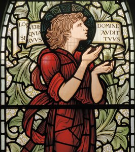 Wilden, All Saints, Morris & Co., Edward Burne-Jones, John Henry Dearle (1859-1932), Samuel, szczegół, 1902-1914, Louisa, Alfred, The Baldwins, Premier, Metodysta, Worcestershire, Arts & Crafts,