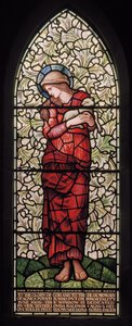 Wilden, All Saints, Morris & Co., Edward Burne-Jones, John Henry Dearle (1859-1932), St Agnes, 1902-1914, Louisa, Alfred, The Baldwins, premier, metodysta, Worcestershire, Arts & Crafts, Rudyar autorstwa Edward Coley and Dearle Burne-Jones
