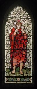 Wilden, All Saints, Morris & Co., Edward Burne-Jones, John Henry Dearle (1859-1932), Dobry Pasterz, 1902-1914, Louisa, Alfred, The Baldwins, Premier, Metodysta, Worcestershire, Arts & Craft
