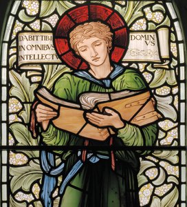 Wilden, All Saints, Morris & Co., Edward Burne-Jones, John Henry Dearle (1859-1932), Timothy, szczegół, 1902-1914, Louisa, Alfred, The Baldwins, Premier, Metodysta, Worcestershire, Arts & Crafts,