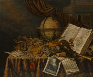 Martwa natura Vanitas, 1662.