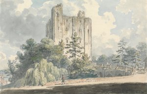 Zamek Hedingham, hrabstwo Essex autorstwa Edward Dayes