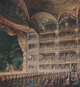 Wnętrze Teatru Drury Lane, 1795, 1948.