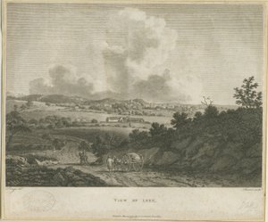 Por Town: grawerowanie, bd [ok. 1795] autorstwa Edward Dayes