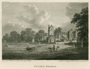 Putney Bridge, Londyn autorstwa Edward Dayes