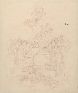 Alegoria malarstwa i literatury autorstwa Edward Francis Burney