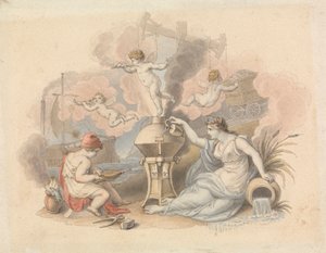Alegoria pary autorstwa Edward Francis Burney