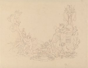 Projekty ilustracji do dzieł Beethovena autorstwa Edward Francis Burney