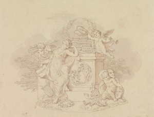 Projekty ilustracji do oper Mozarta autorstwa Edward Francis Burney