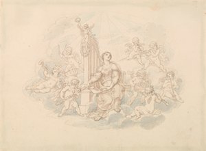 Niebiańska Orkiestra autorstwa Edward Francis Burney