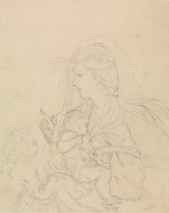 Madonna z Dzieciątkiem autorstwa Edward Francis Burney