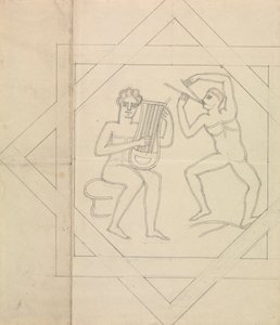 muzycy autorstwa Edward Francis Burney