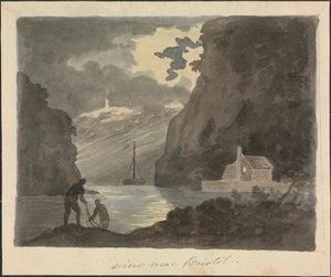 Widok w okolicach Bristolu autorstwa Edward Francis Burney